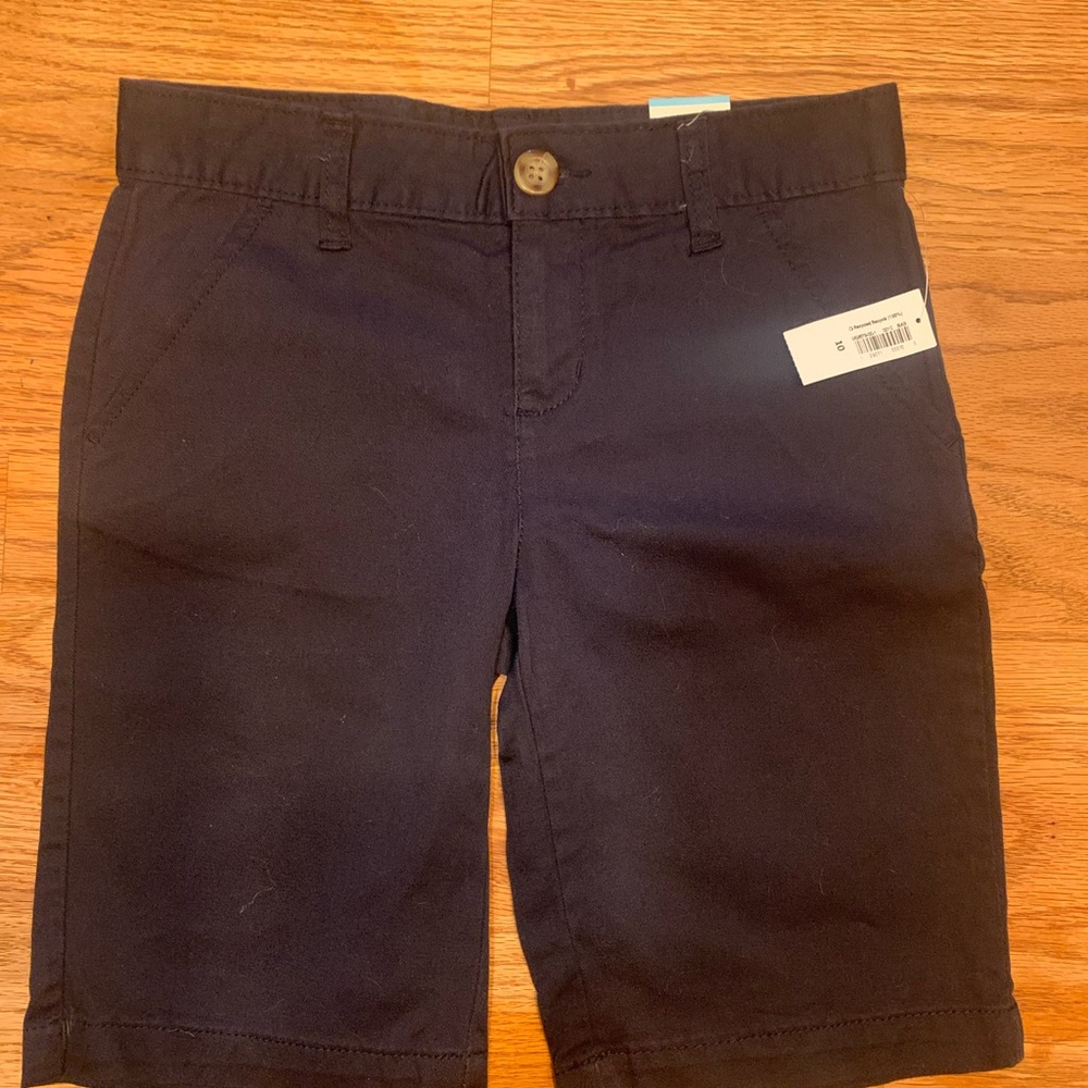 Old Navy Blue School Uniform Shorts Classic Cotton Blend
